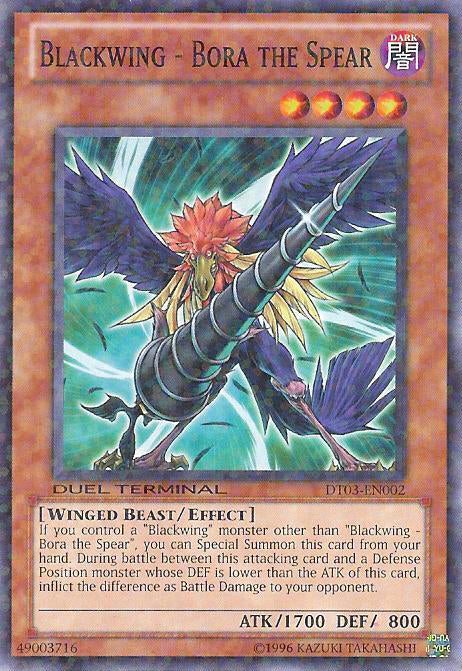 Blackwing - Bora the Spear [DT03-EN002] Common | Jomio and Rueliete's Cards and Comics