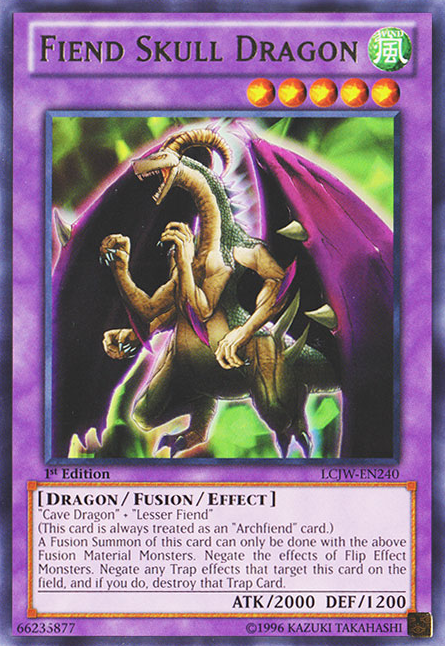 Fiend Skull Dragon [LCJW-EN240] Rare | Jomio and Rueliete's Cards and Comics