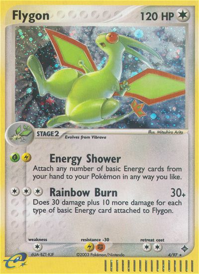 Flygon (4/97) [EX: Dragon] | Jomio and Rueliete's Cards and Comics