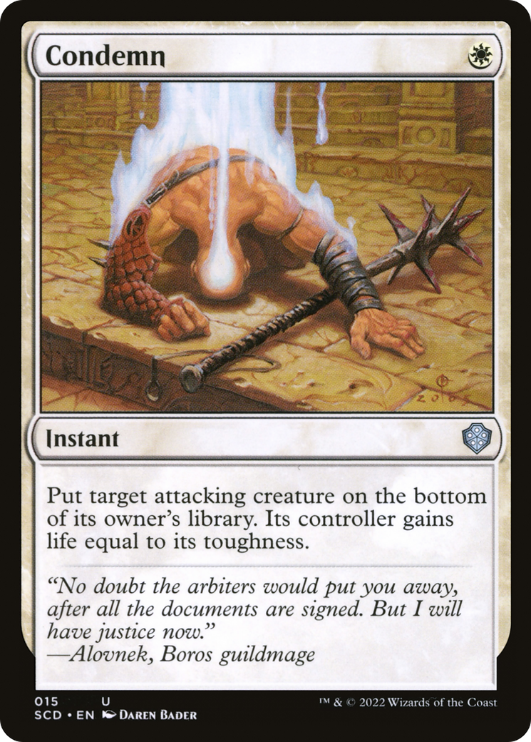 Condemn [Starter Commander Decks] | Jomio and Rueliete's Cards and Comics