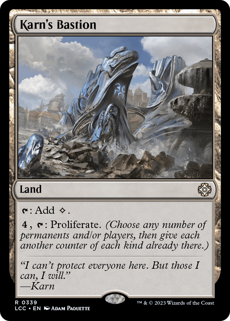 Karn's Bastion [The Lost Caverns of Ixalan Commander] | Jomio and Rueliete's Cards and Comics