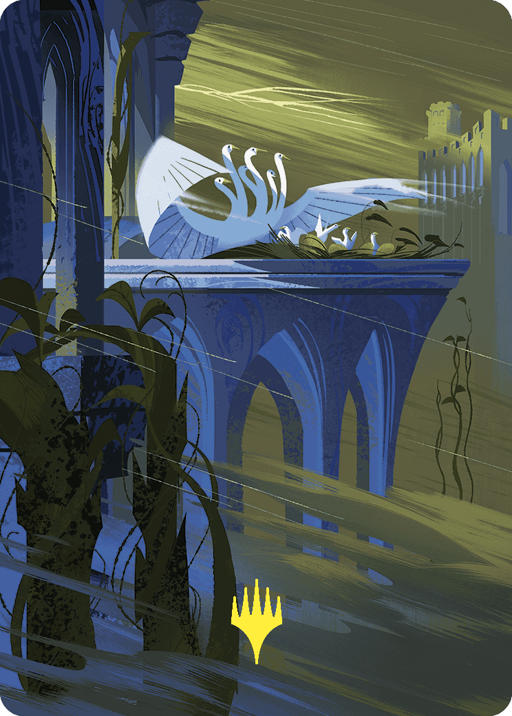Doubling Season Art Card (Gold-Stamped Planeswalker Symbol) [Wilds of Eldraine Art Series] | Jomio and Rueliete's Cards and Comics