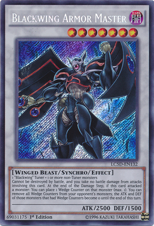 Blackwing Armor Master [LC5D-EN132] Secret Rare | Jomio and Rueliete's Cards and Comics