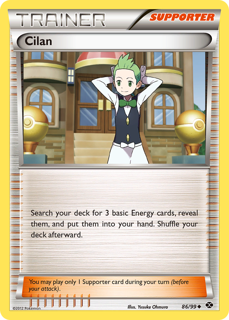 Cilan (86/99) [Black & White: Next Destinies] | Jomio and Rueliete's Cards and Comics