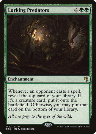 Lurking Predators [Commander 2016] | Jomio and Rueliete's Cards and Comics