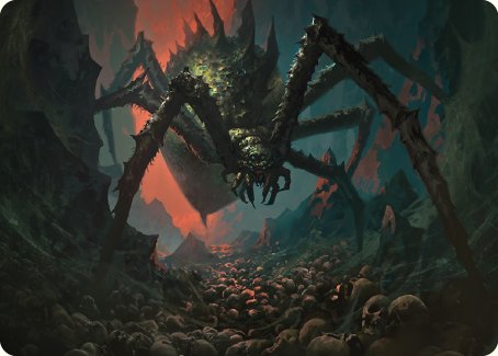 Shelob, Child of Ungoliant Art Card [The Lord of the Rings: Tales of Middle-earth Art Series] | Jomio and Rueliete's Cards and Comics