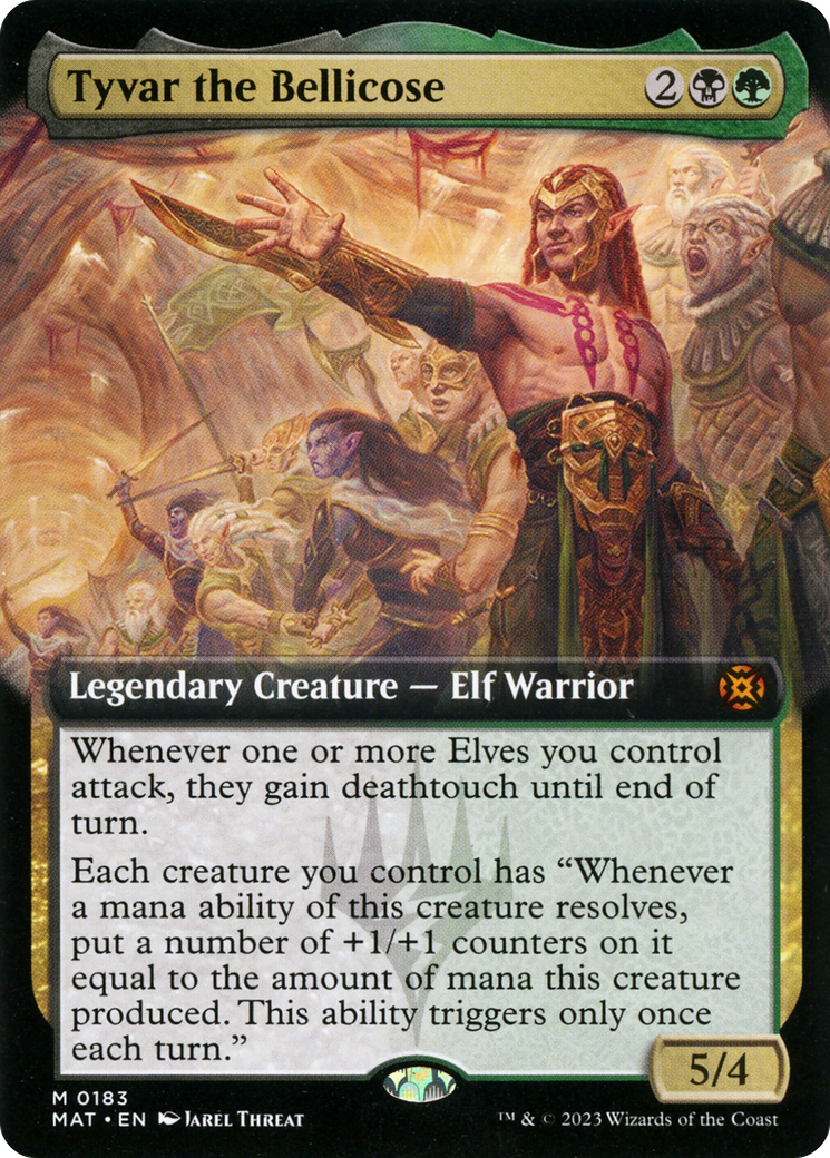 Tyvar the Bellicose (Extended Art) [March of the Machine: The Aftermath] | Jomio and Rueliete's Cards and Comics