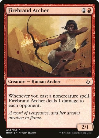 Firebrand Archer [Hour of Devastation] | Jomio and Rueliete's Cards and Comics