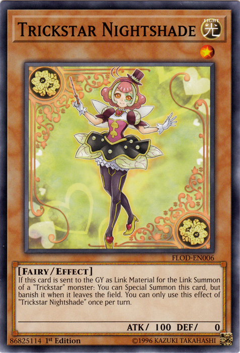 Trickstar Nightshade [FLOD-EN006] Common | Jomio and Rueliete's Cards and Comics