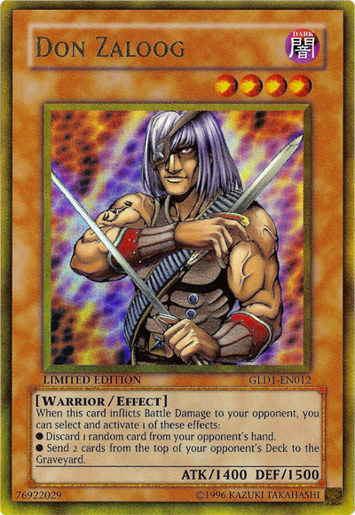 Don Zaloog [GLD1-EN012] Gold Rare | Jomio and Rueliete's Cards and Comics