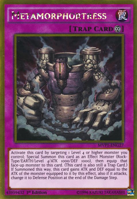 Metamorphortress [MVP1-ENG27] Gold Rare | Jomio and Rueliete's Cards and Comics