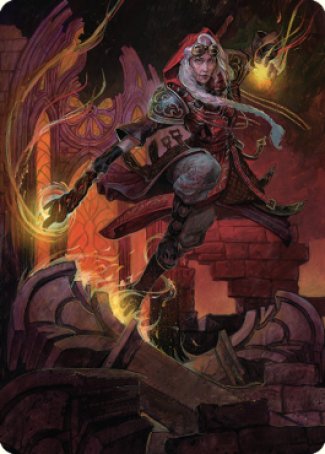 Jaya, Fiery Negotiator Art Card 2 [Dominaria United Art Series] | Jomio and Rueliete's Cards and Comics