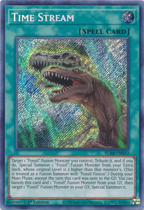 Time Stream [BLAR-EN012] Secret Rare | Jomio and Rueliete's Cards and Comics