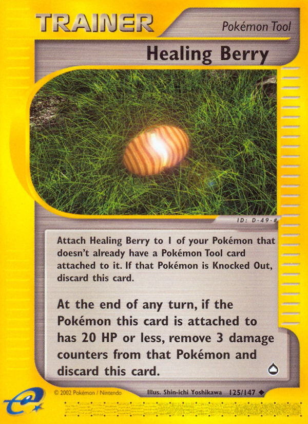 Healing Berry (125/147) [Aquapolis] | Jomio and Rueliete's Cards and Comics