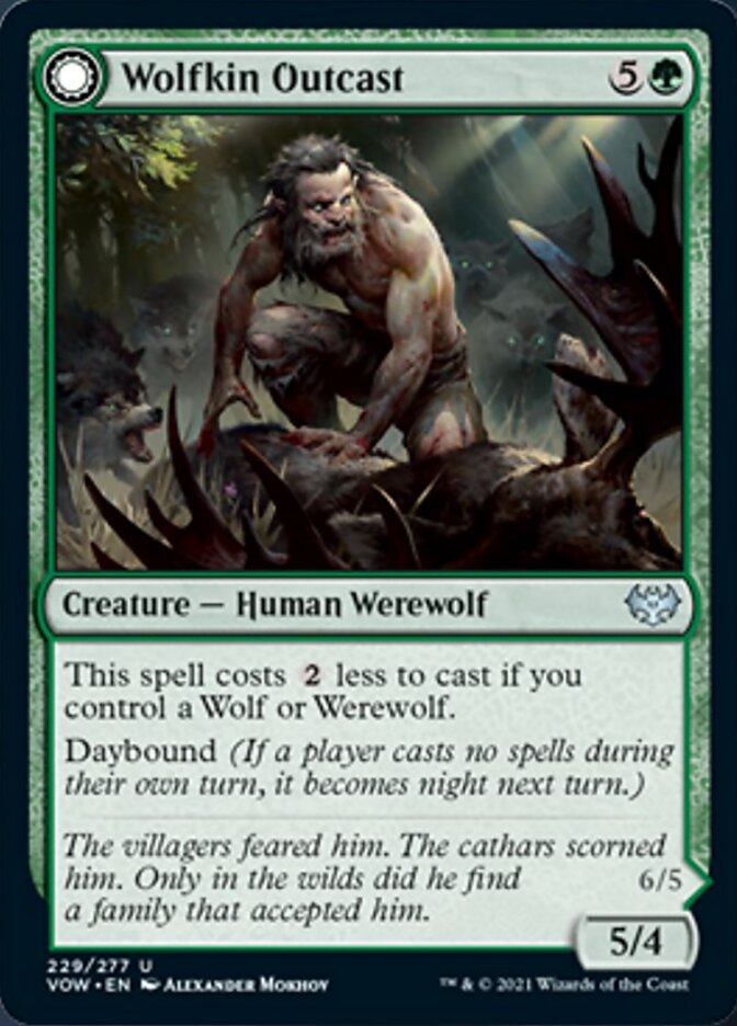 Wolfkin Outcast // Wedding Crasher [Innistrad: Crimson Vow] | Jomio and Rueliete's Cards and Comics