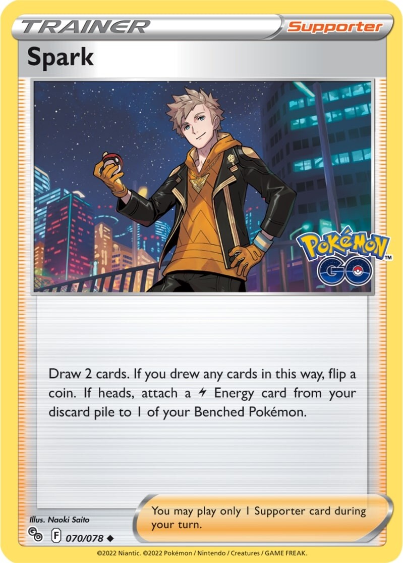 Spark (070/078) [Pokémon GO] | Jomio and Rueliete's Cards and Comics