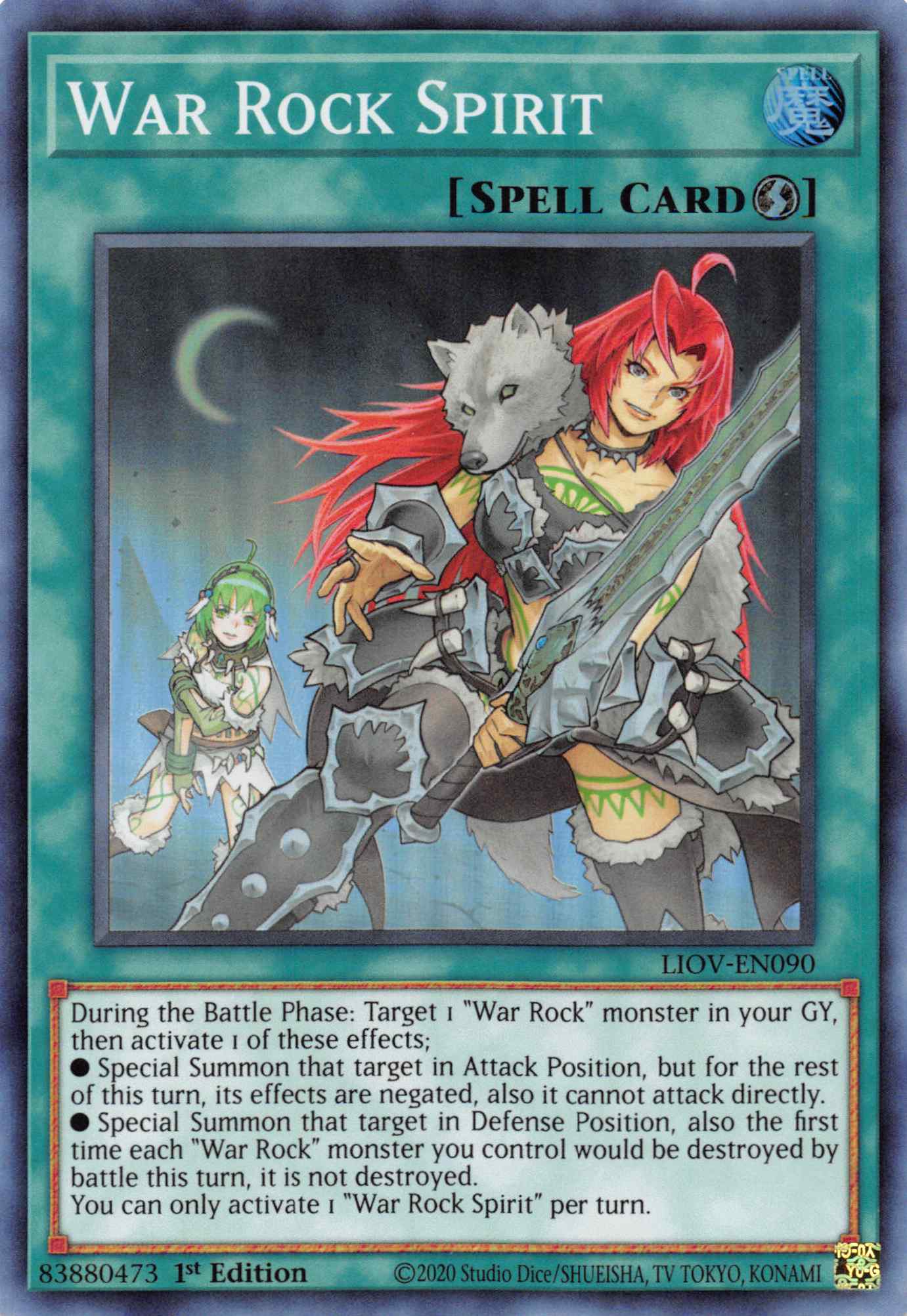 War Rock Spirit [LIOV-EN090] Super Rare | Jomio and Rueliete's Cards and Comics