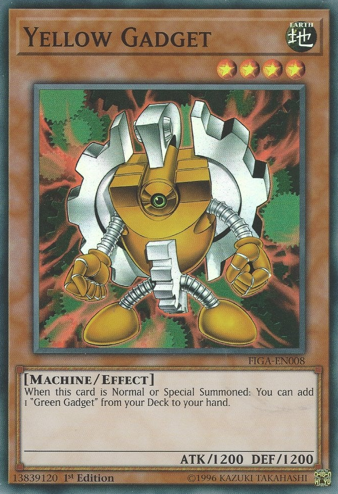 Yellow Gadget [FIGA-EN008] Super Rare | Jomio and Rueliete's Cards and Comics