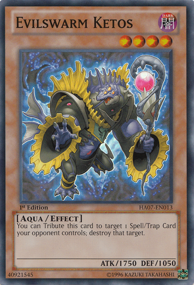 Evilswarm Ketos [HA07-EN013] Super Rare | Jomio and Rueliete's Cards and Comics