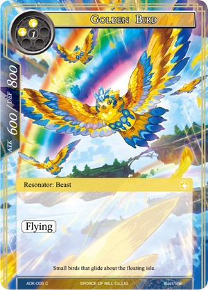 Golden Bird (ADK-005) [Advent of the Demon King] | Jomio and Rueliete's Cards and Comics