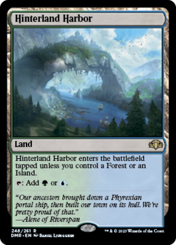 Hinterland Harbor [Dominaria Remastered] | Jomio and Rueliete's Cards and Comics