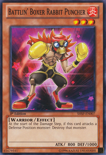 Battlin' Boxer Rabbit Puncher [SHSP-EN007] Common | Jomio and Rueliete's Cards and Comics