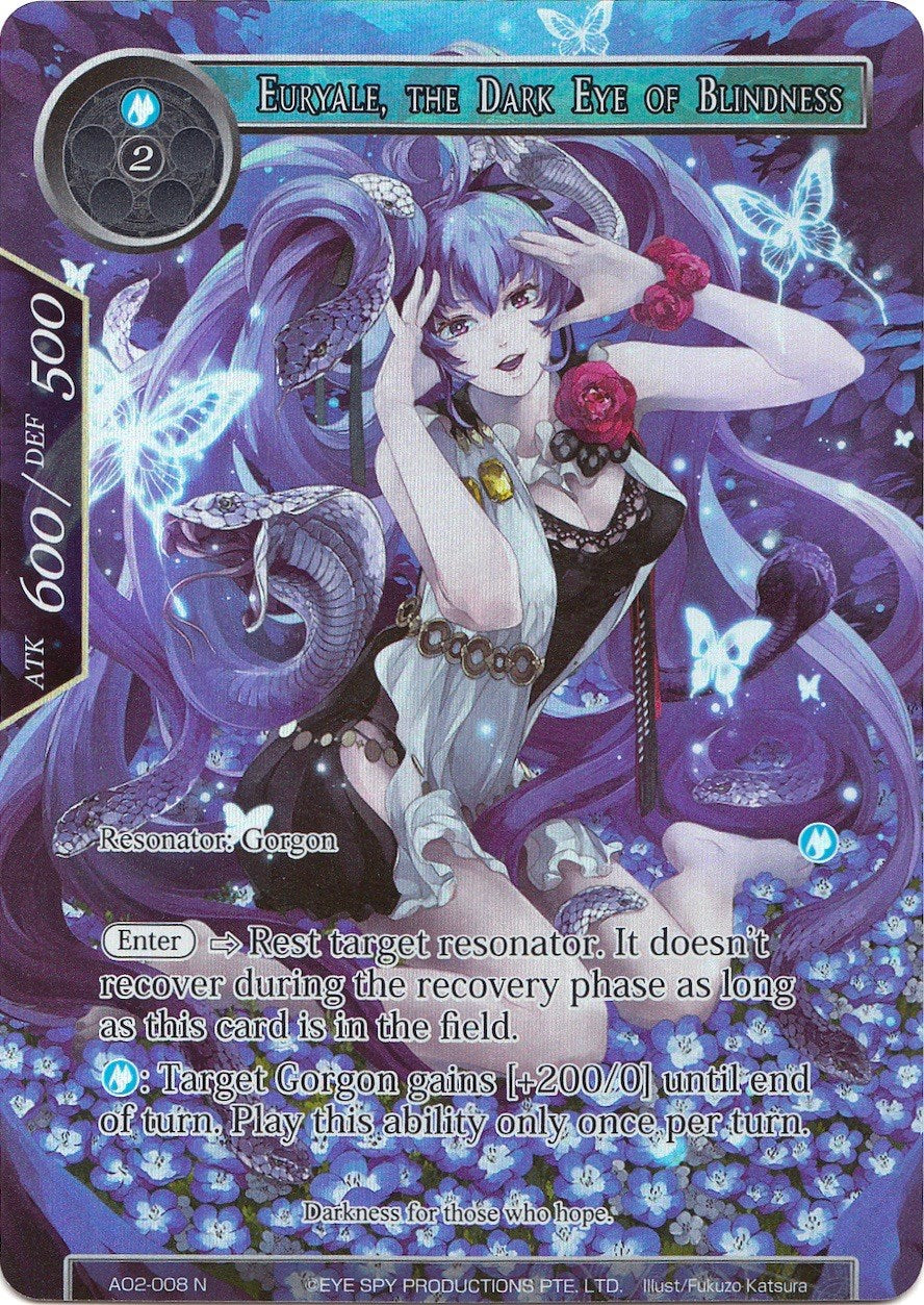 Euryale, the Dark Eye of Blindness (Full Art) (AO2-008) [Alice Origin II] | Jomio and Rueliete's Cards and Comics