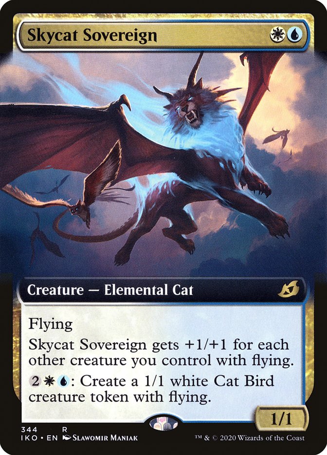 Skycat Sovereign (Extended Art) [Ikoria: Lair of Behemoths] | Jomio and Rueliete's Cards and Comics