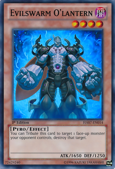 Evilswarm O'lantern [HA07-EN014] Super Rare | Jomio and Rueliete's Cards and Comics