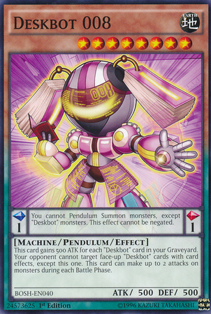 Deskbot 008 [BOSH-EN040] Common | Jomio and Rueliete's Cards and Comics