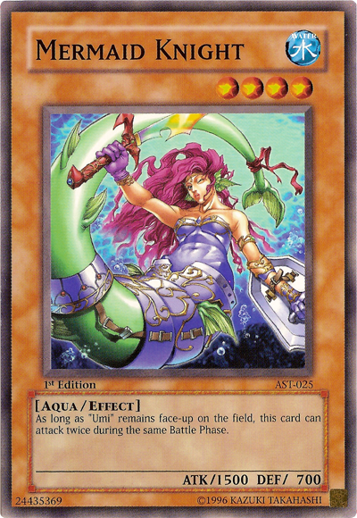 Mermaid Knight [AST-025] Common | Jomio and Rueliete's Cards and Comics