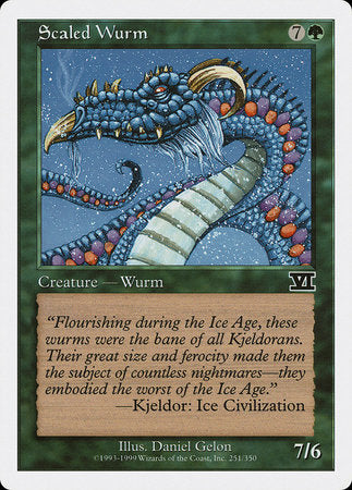 Scaled Wurm [Classic Sixth Edition] | Jomio and Rueliete's Cards and Comics