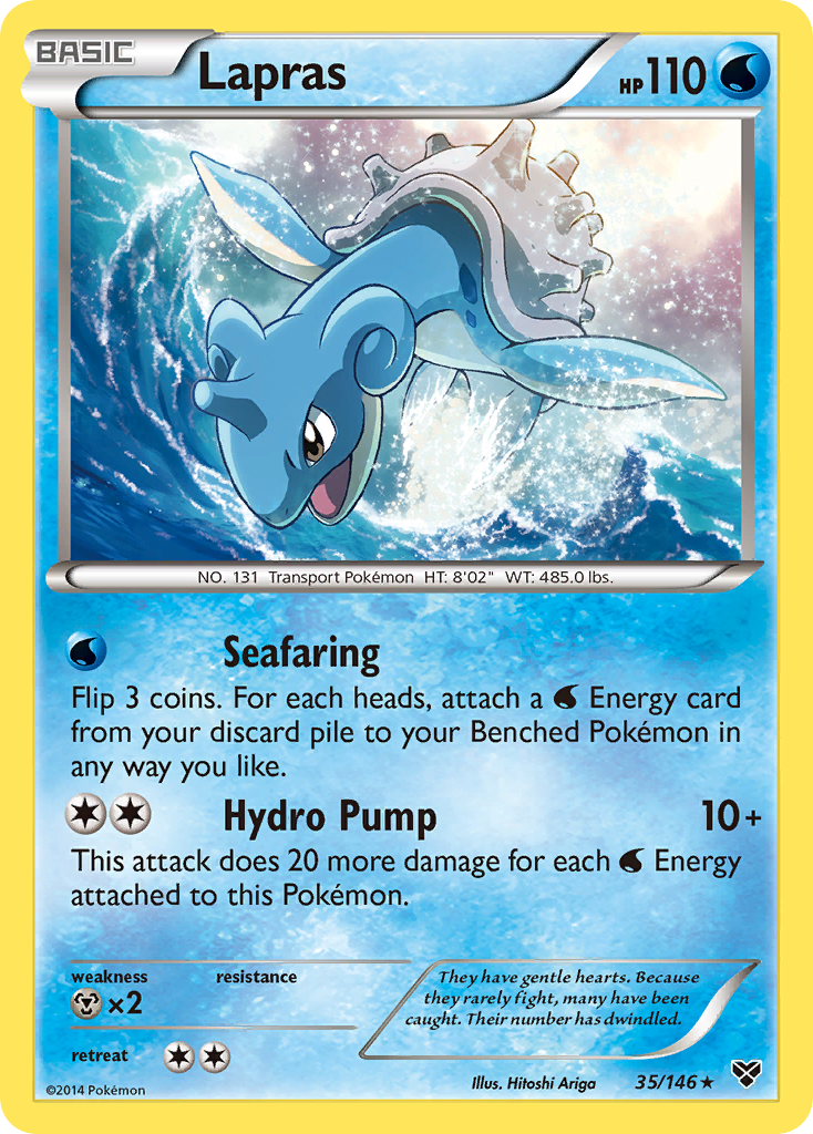 Lapras (35/146) [XY: Base Set] | Jomio and Rueliete's Cards and Comics