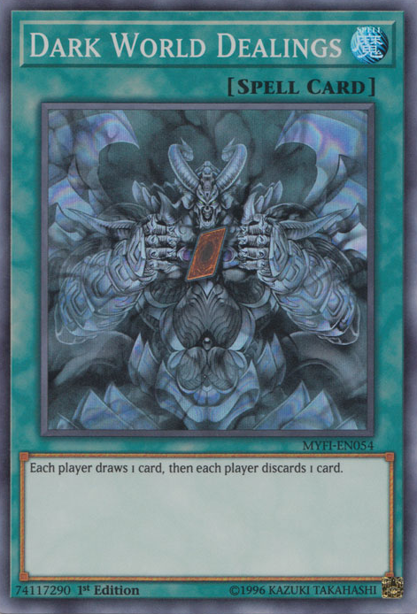 Dark World Dealings [MYFI-EN054] Super Rare | Jomio and Rueliete's Cards and Comics