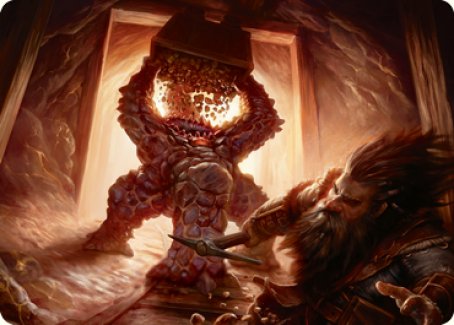 Xorn Art Card [Dungeons & Dragons: Adventures in the Forgotten Realms Art Series] | Jomio and Rueliete's Cards and Comics