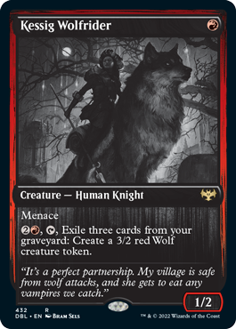 Kessig Wolfrider [Innistrad: Double Feature] | Jomio and Rueliete's Cards and Comics