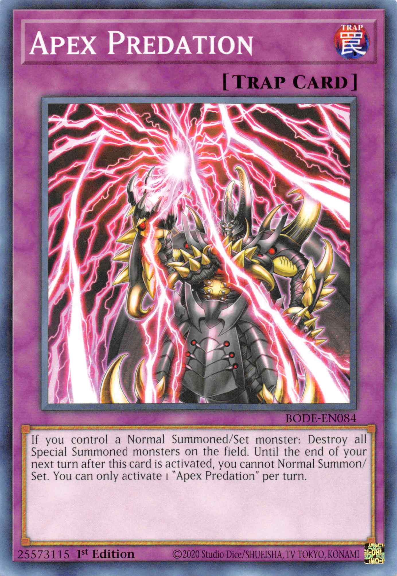 Apex Predation [BODE-EN084] Common | Jomio and Rueliete's Cards and Comics