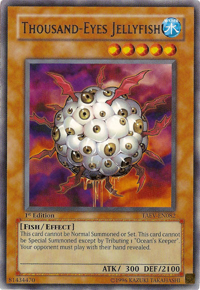 Thousand-Eyes Jellyfish [TAEV-EN082] Rare | Jomio and Rueliete's Cards and Comics