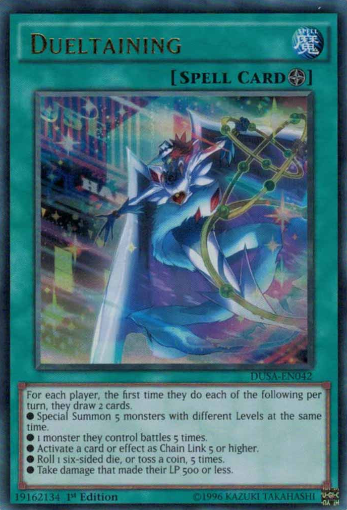 Dueltaining [DUSA-EN042] Ultra Rare | Jomio and Rueliete's Cards and Comics