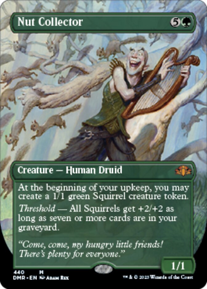 Nut Collector (Borderless Alternate Art) [Dominaria Remastered] | Jomio and Rueliete's Cards and Comics