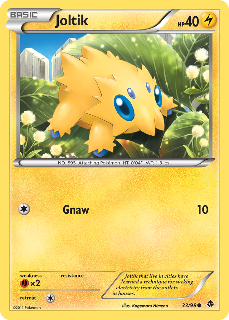 Joltik (33/98) [Black & White: Emerging Powers] | Jomio and Rueliete's Cards and Comics
