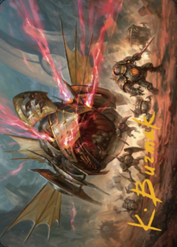 Liberator, Urza's Battlethopter Art Card (Gold-Stamped Signature) [The Brothers' War Art Series] | Jomio and Rueliete's Cards and Comics