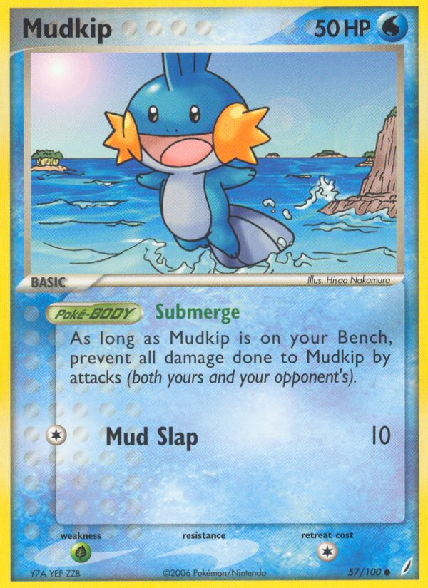 Mudkip (57/100) [EX: Crystal Guardians] | Jomio and Rueliete's Cards and Comics