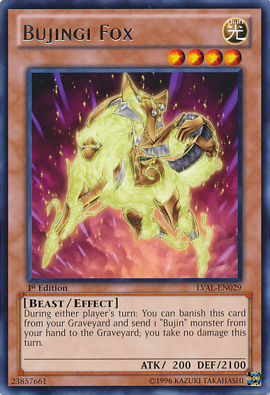 Bujingi Fox [LVAL-EN029] Rare | Jomio and Rueliete's Cards and Comics