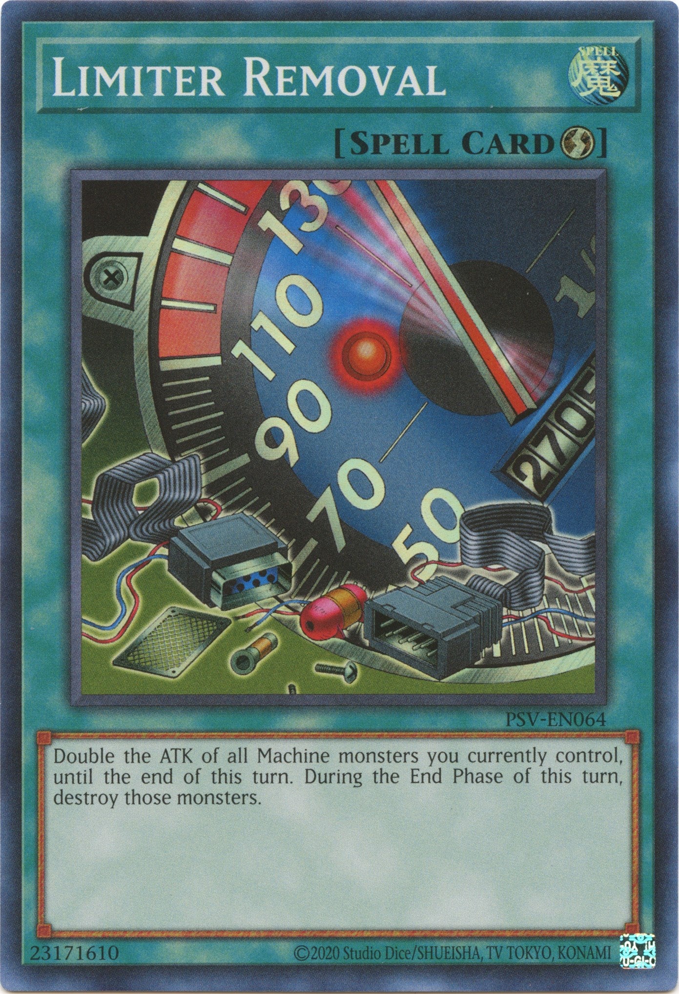 Limiter Removal (25th Anniversary) [PSV-EN064] Super Rare | Jomio and Rueliete's Cards and Comics