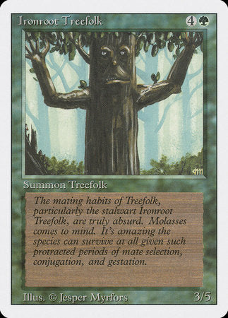Ironroot Treefolk [Revised Edition] | Jomio and Rueliete's Cards and Comics