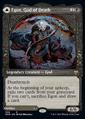 Egon, God of Death // Throne of Death (Showcase) [Kaldheim] | Jomio and Rueliete's Cards and Comics