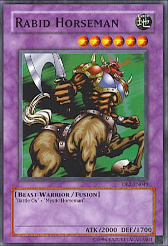 Rabid Horseman [DB2-EN049] Common | Jomio and Rueliete's Cards and Comics