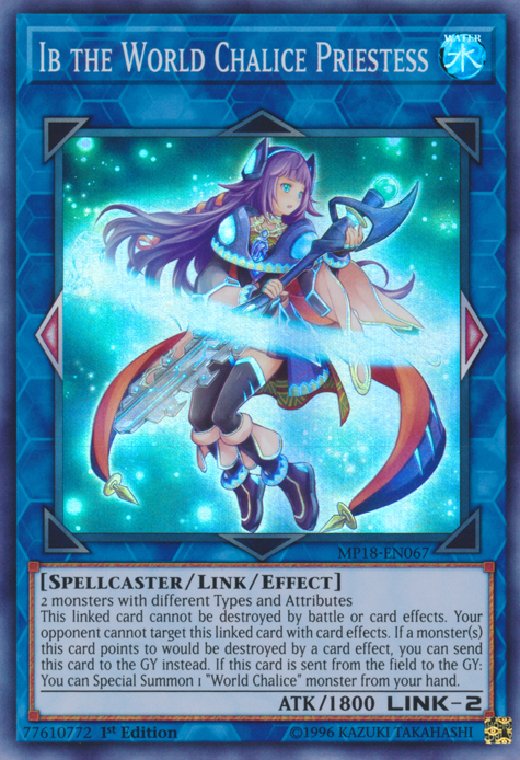 Ib the World Chalice Priestess [MP18-EN067] Super Rare | Jomio and Rueliete's Cards and Comics
