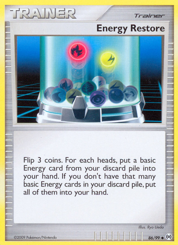 Energy Restore (86/99) [Platinum: Arceus] | Jomio and Rueliete's Cards and Comics